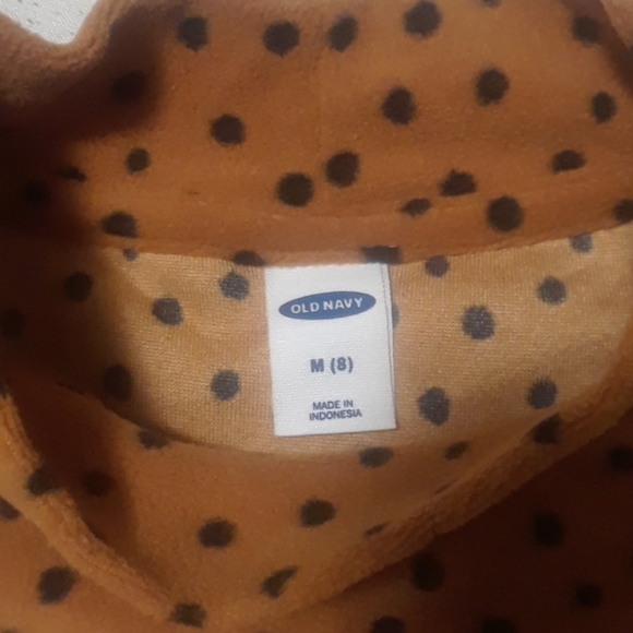 NWT Girl's Polka-dot Faux Turtleneck w/ Bow - Picture 4 of 6